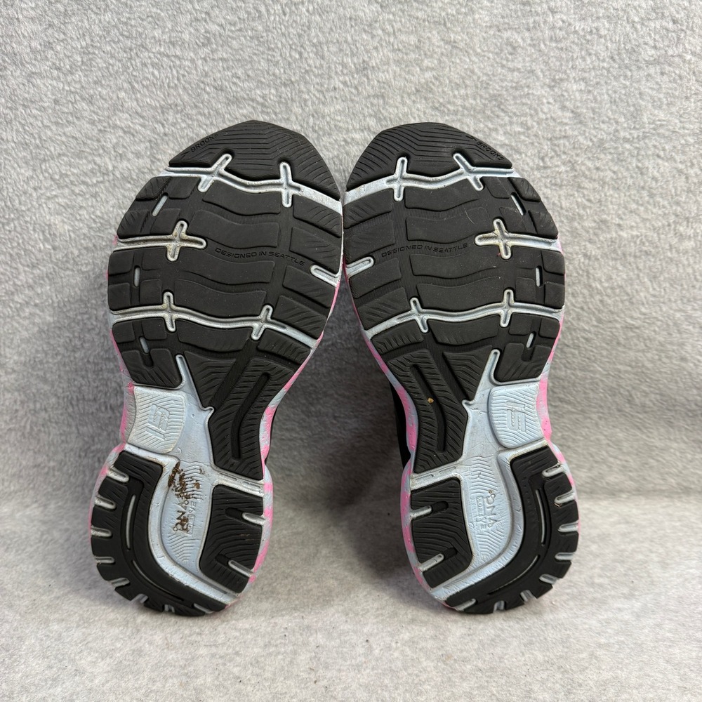 Brooks Ghost 15 Women Shoes Size 7.5 Black Pink Blue Running Sneaker 1203801B099 - Picture 8 of 10
